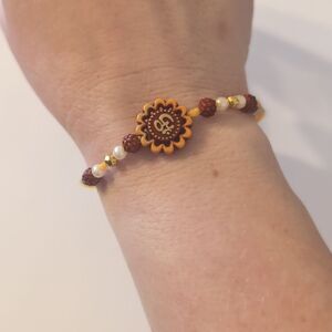 779 Indian‎ Yellow Strand Rahki Bracelet